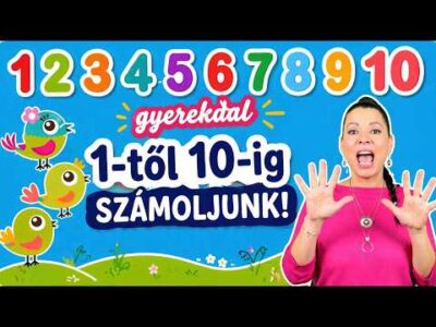 Boridalok II SZÁMLÁLGATÓ 1️⃣2️⃣ – Számoljunk! #számok 1-10-ig!  – animáció, gyerekdal  #boridalok