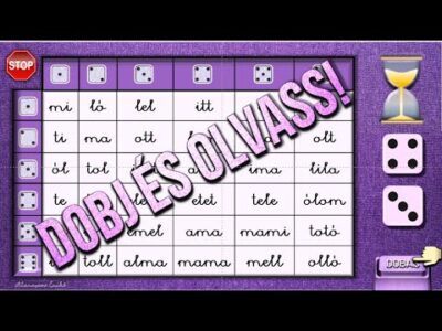 Dobj, olvass!- t betű tanulása után  olvasás, írás fejlesztése játékosan