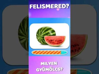 Gyümölcsök tanulása gyerekeknek #beszédfejlesztés #kvíz #játékostanulás #gyümölcsök