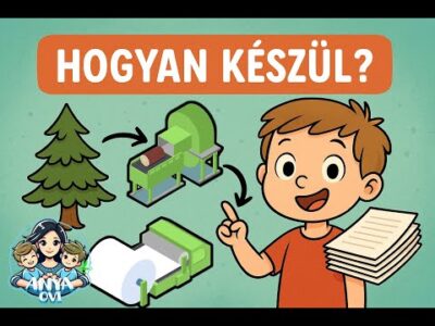 Hogyan készül a papír?📃#gyerekeknek #oktatóvideó #érdekesség #papír #anyaovi #mese #hogyankészül