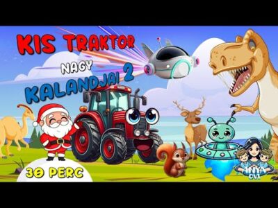 Kis traktor NAGY kalandjai 2. Válogatás #mese #állatok #traktor  #dinoszaurusz #karácsony #bolygók
