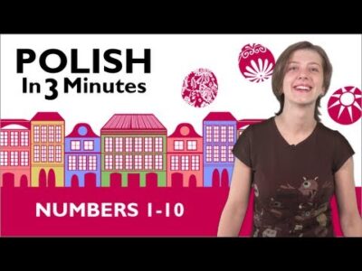 Learn Polish – Polish in 3 Minutes – Numbers 1-10