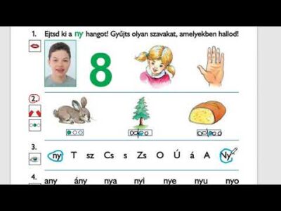 ny betű tanulása