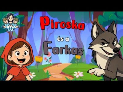 Piroska és a farkas animációs mese gyerekeknek #mese #népmese #gyerekeknek #ovi  #grimm mese
