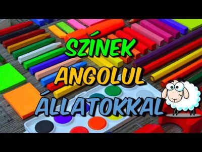Színek angolul gyerekeknek🌈#gyerekeknek #színek #colors #állatok #ovi #színek tanulása #fejlesztő